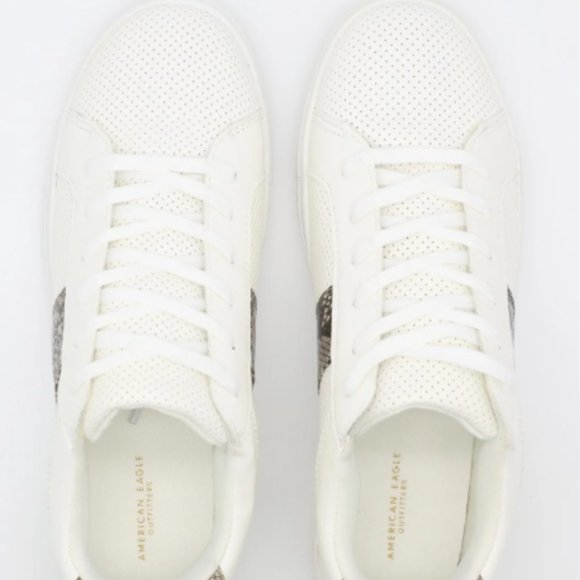 🆕 American Eagle white&crocodile print sneakers for women - Picture 14 of 15